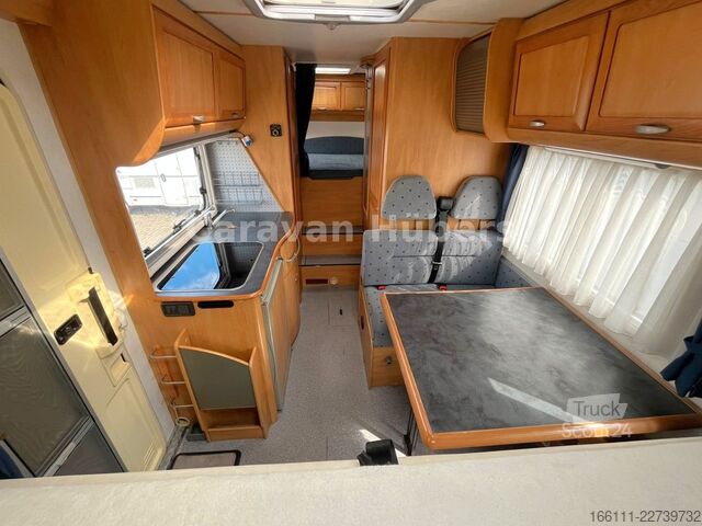 Autorulotă integrată HYMER/ERIBA B 524 - Klima - Hub/Festbett -  - AHK