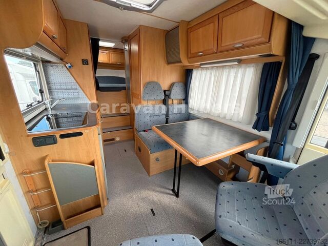 Autorulotă integrată HYMER/ERIBA B 524 - Klima - Hub/Festbett -  - AHK