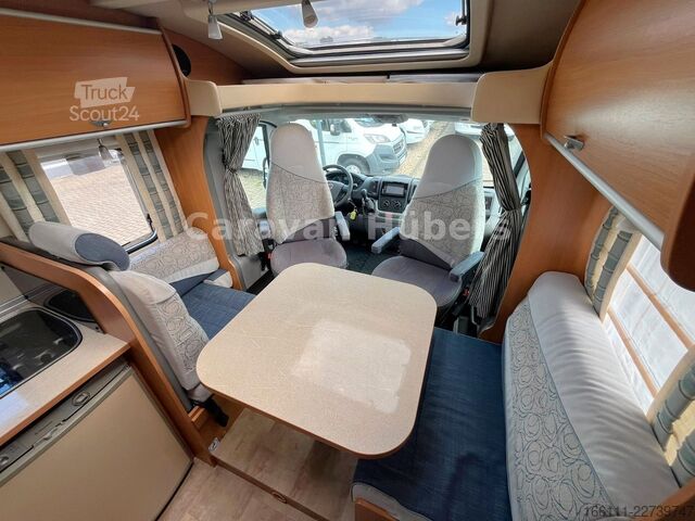 Autorulotă semi-integrată BÜRSTNER T 580 - Festbett - Klima -  -