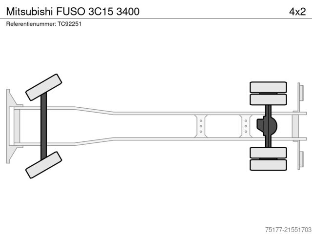 Valiză Mitsubishi FUSO 3C15 3400