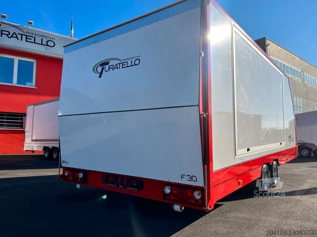 Prikolica za transport automobila Turatello F 30 rosso