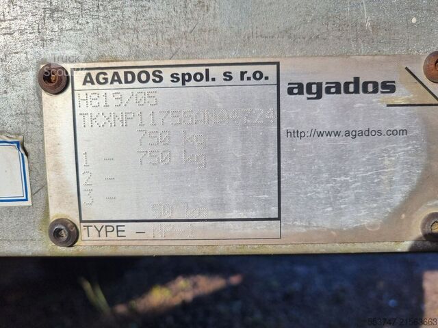 Agados H 819/05 lengvoji priekaba Agados H 819/05