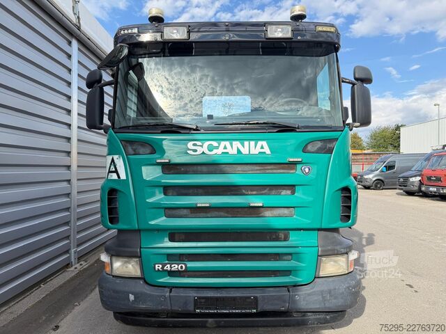 Haszongépjármű Scania R420 LB 4x2 Meiller Absetzkipper Retarder AHK