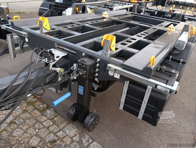 Afzetcontainer-aanhangwagen HÜFFERMANN 2-A-MINI-CARRIER SAFETYFIX VERZINKT NEU TOP-PREI
