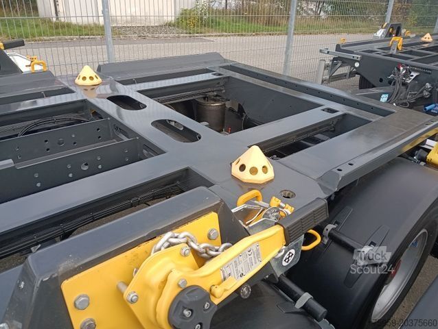 Afzetcontainer-aanhangwagen HÜFFERMANN 2-A-MINI-CARRIER SAFETYFIX VERZINKT NEU TOP-PREI