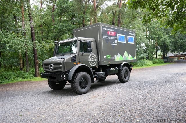 Speciale doeleinden vrachtwagen MERCEDES-BENZ Unimog U5023 Wohnmobil (Expedition)