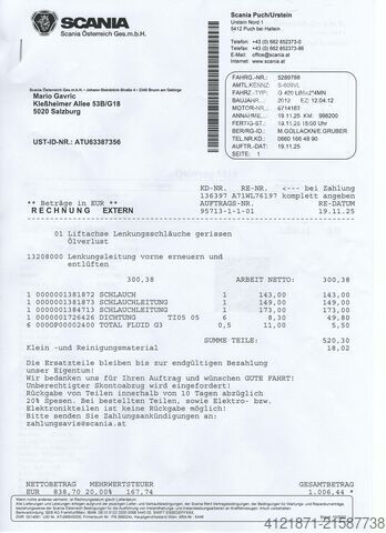 Chladírenský vůz SCANIA G 420 LB6X2*4MNA
