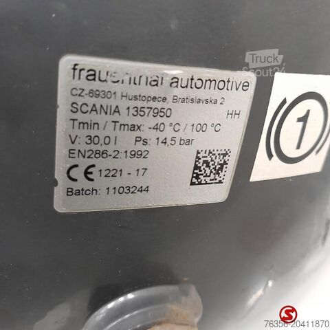 Luchtschip Scania Occ luchtketel 30L 14,5Bar Scania