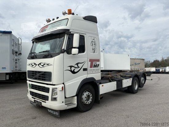 Vaihtolavakuorma-auto VOLVO FH12 420, 6X2, BDF, SCHALTGETRIEBE/MANUELL, TACHOSCHEIBE/ANALOG