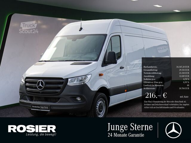 Kastenwagen hoch Mercedes-Benz Sprinter 315 CDI Kasten L3H2 Holz Navi Kamera
