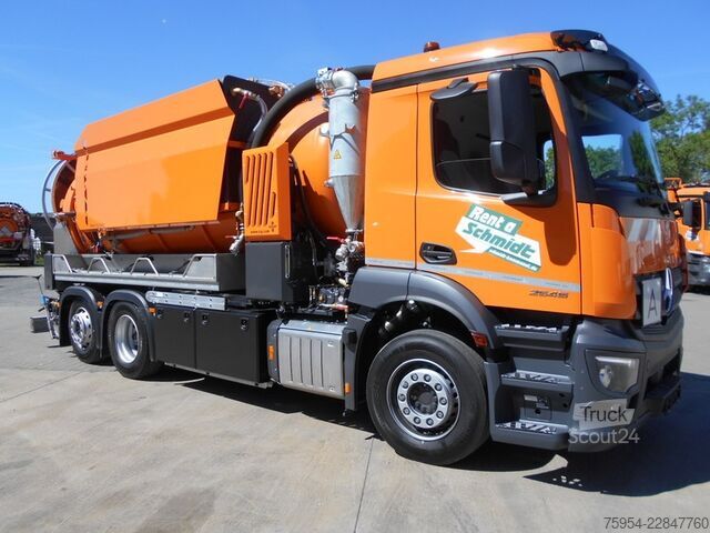 Saugwagen Mercedes-Benz Actros 2546 L 6x2 / Poseidon 15 K