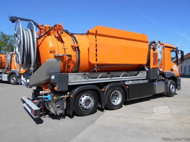 Saugwagen Mercedes-Benz Actros 2546 L 6x2 / Poseidon 15 K
