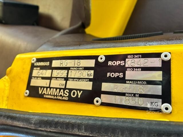 Grader Vammas RG-18 SLAGKRAFT MOWER