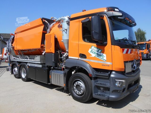 Saugwagen Mercedes-Benz Actros 2546 L 6x2 / Poseidon 15 F