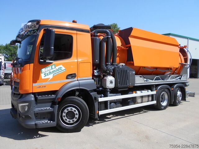 Saugwagen Mercedes-Benz Actros 2546 L 6x2 / Poseidon 15 F