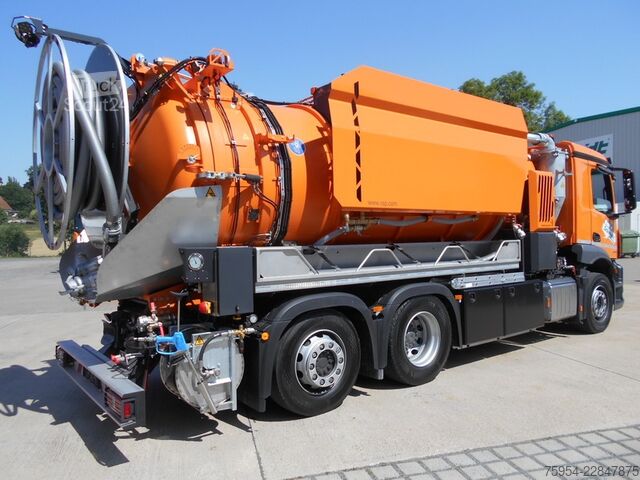 Saugwagen Mercedes-Benz Actros 2546 L 6x2 / Poseidon 15 F