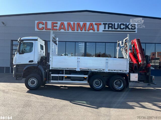 Автокран Mercedes-Benz Arocs 3345 6x6 Fassi 45 Tonmeter laadkraan Just...