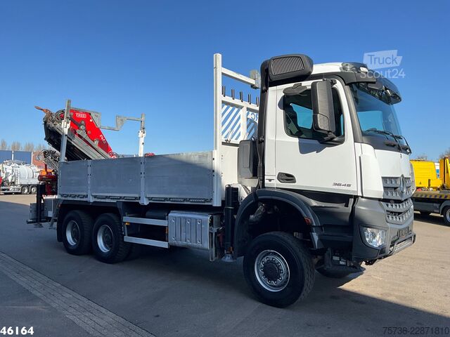 Автокран Mercedes-Benz Arocs 3345 6x6 Fassi 45 Tonmeter laadkraan Just...