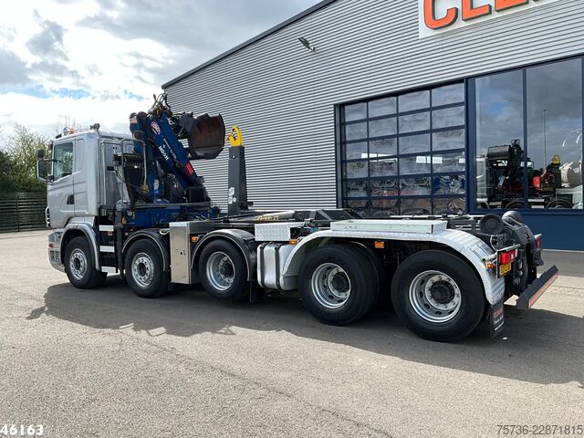  Scania R 480 10x4 Retarder HMF 16 Tonmeter Z-kraan