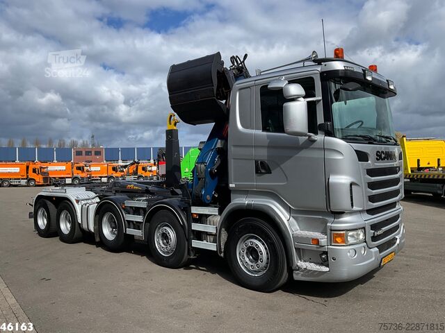  Scania R 480 10x4 Retarder HMF 16 Tonmeter Z-kraan