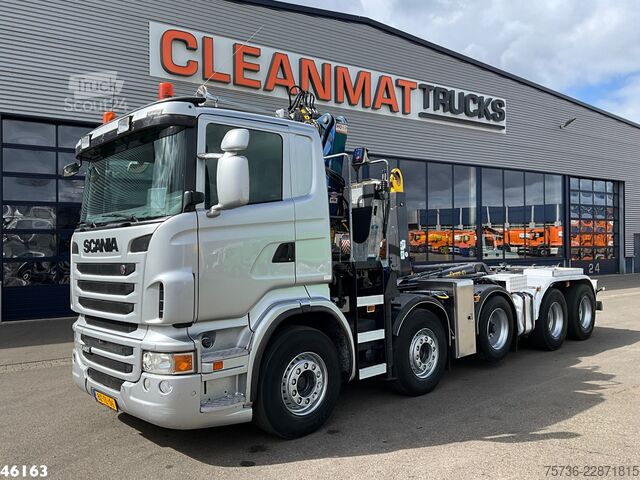  Scania R 480 10x4 Retarder HMF 16 Tonmeter Z-kraan