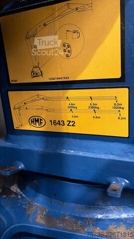  Scania R 480 10x4 Retarder HMF 16 Tonmeter Z-kraan