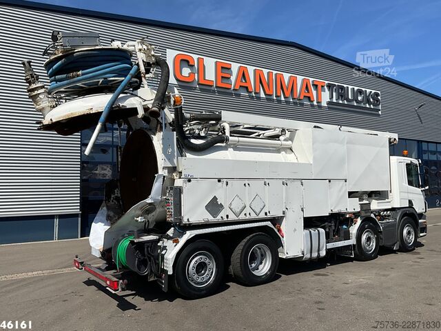 Saugfahrzeug Scania P 450 8x4 Euro 6 Hvidtved Larsen 15m³ Combi