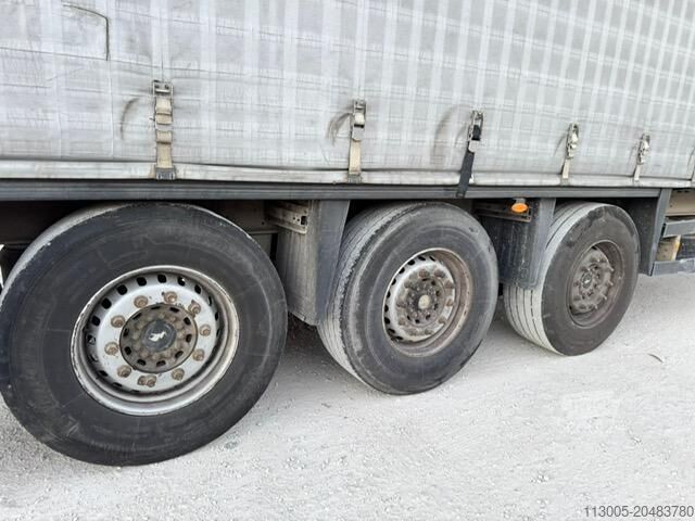 Open semitrailer with tarp Schmitz Cargobull SCHMITZ CARGOBULL ZD22 E SAVOYARDE