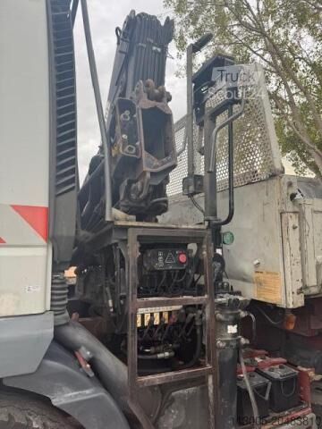 Three-sided tipper truck Iveco EUROTECH CURSOR 310 TRIBENNE GRUE HIAB