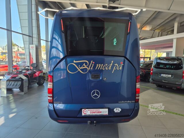Автомобил за превоз на пътници Mercedes-Benz Sprinter 518 - Sunset S3 - Automat - Serviced! ...