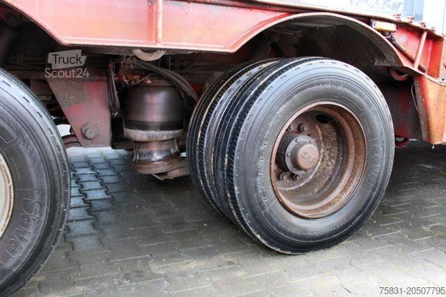 Reboque de plataforma rebaixada LANGENDORF 3-Achs SATBUE30-37 Tiefbett Tieflader+Rampen+TÜV