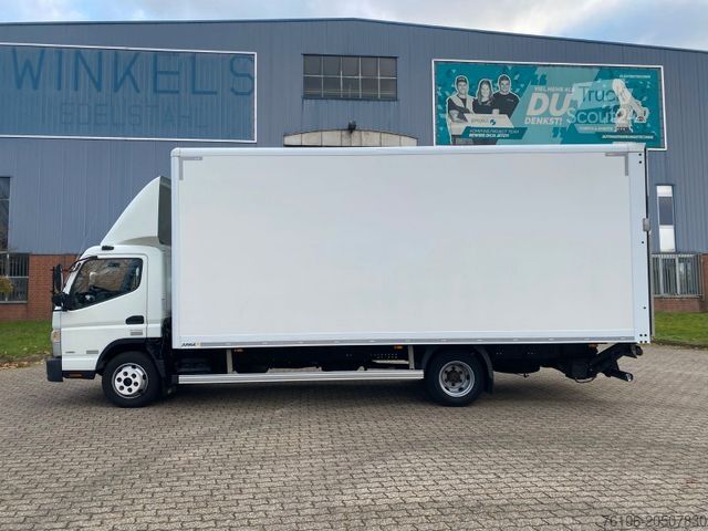 Box truck FUSO Canter 9C18 Koffer mit Ladebordwand
