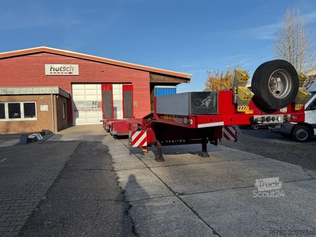 Zema profila puspiekabe FAYMONVILLE Mutlimax 4achs, Tele, Radmulden, Rampen