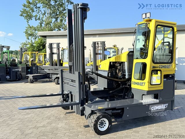 Carretilla retráctil de 4 vías Combilift C5000 DIESEL TRIPLEX SCALE POSITIONER