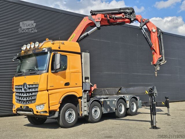 MTS standard Mercedes-Benz Arocs 3251 8X4 / PALFINGER PK 65002 + JIB