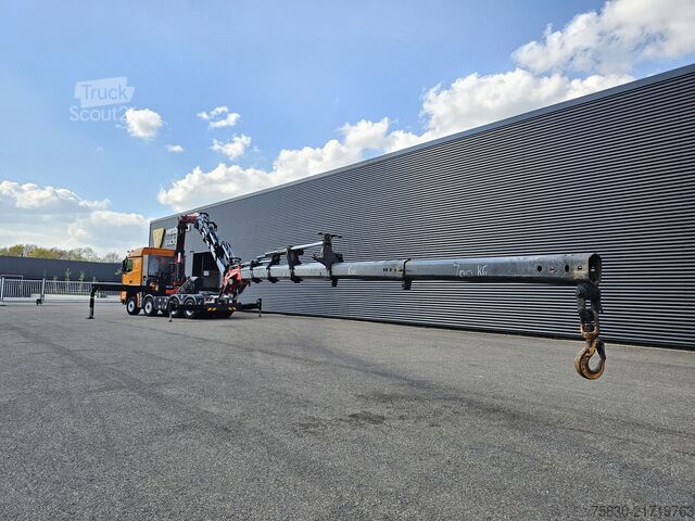 MTS standard Mercedes-Benz Arocs 3251 8X4 / PALFINGER PK 65002 + JIB