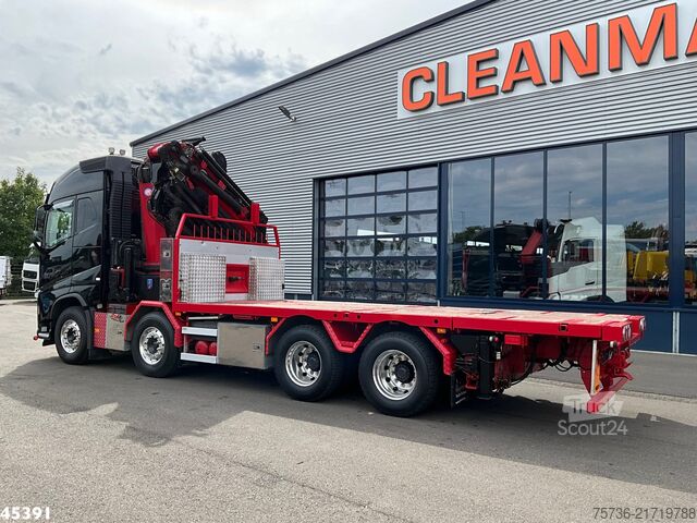 Jeřábové vozidlo Volvo FH 540 8x4 HMF 85 Tonmeter laadkraan + Fly-Jib ...