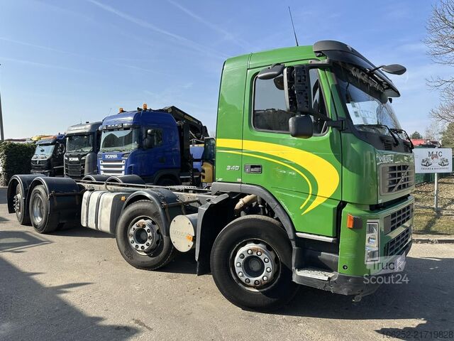 Fahrgestell mit Fahrerhaus Volvo FM 340 8x2 CHASSIS (7m35) - LIFT+STEERING AXLE ...