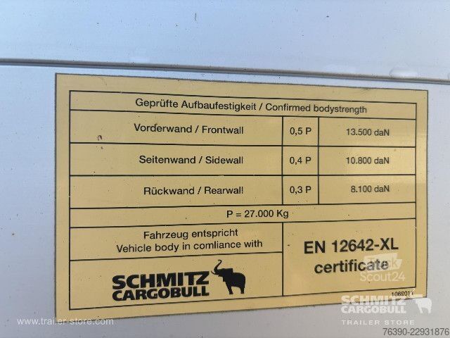 Atvērta puspiekabe ar tentu Schmitz Cargobull Semitrailer Curtainsider Standard