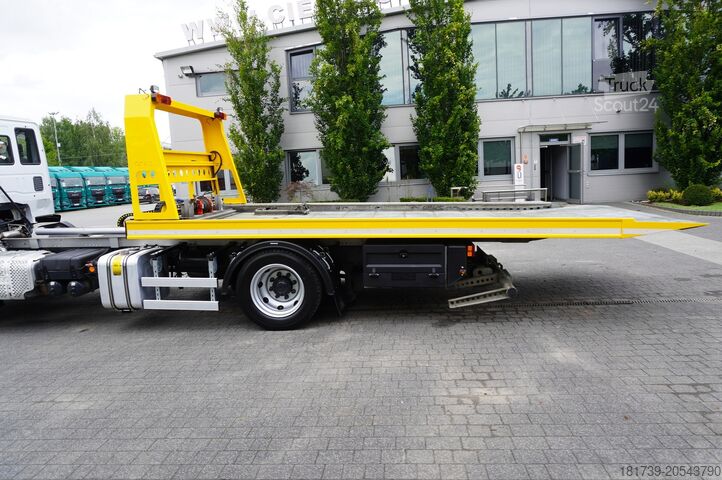 Lesüllyesztett daruplatform Iveco Eurocargo 160-210 / 75,000 km! / OMARS l