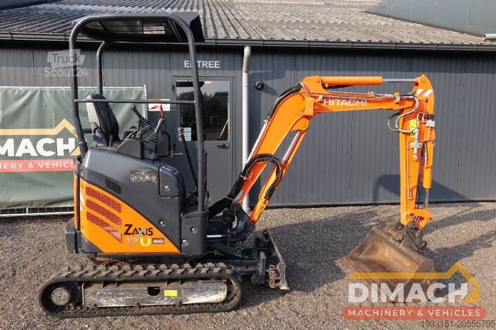 Miniterrassier Hitachi ZX 17 CW05 hydraulische snelwissel