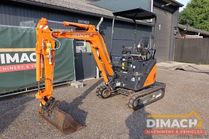 Miniterrassier Hitachi ZX 17 CW05 hydraulische snelwissel