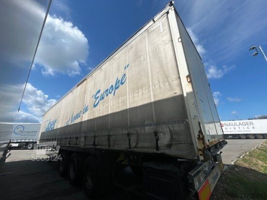 Öppen semitrailer med kapell KRONE SD TAUTLINER, EDSCHA-VERDECK,  BPW-ACHSEN, COIL-MULDE