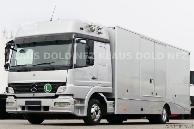 شاحنة نقل سيارات مغلقة MERCEDES-BENZ Atego 822 Autotransporter Geschloss. Automatik