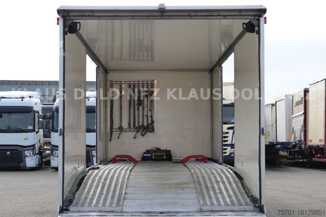شاحنة نقل سيارات مغلقة MERCEDES-BENZ Atego 822 Autotransporter Geschloss. Automatik