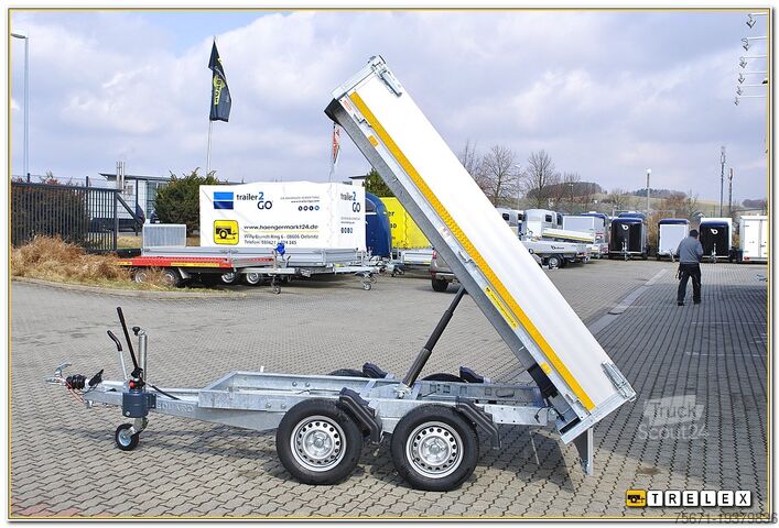 Remolque basculante Eduard KH2615 2700 kg Rückwärtskipper Tandem