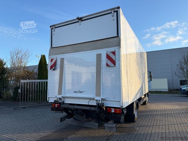 Furgone chiuso MERCEDES-BENZ Atego823 L Koffer+LBW/Klima/AHK/EURO6D