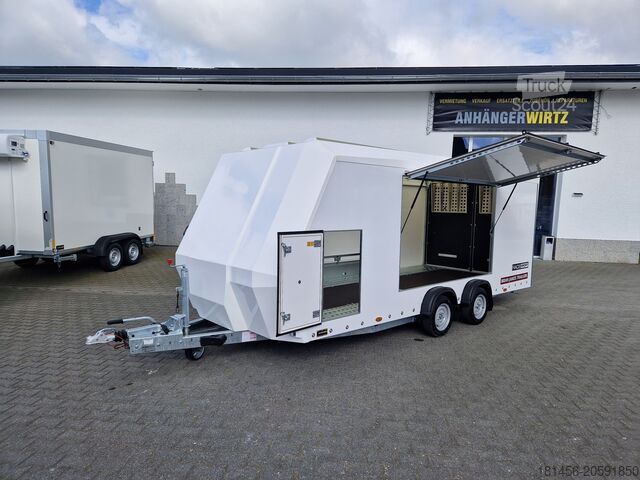 Autószállító Brian James Trailers Race Sport 340-5000 enclosed Classic Car Transport avialable verfügbar Neu