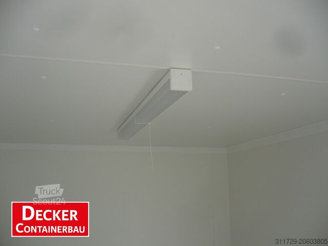 Wohncontainer Decker Containerbau Bürocontainer 20ft, auf ABR, sofort
