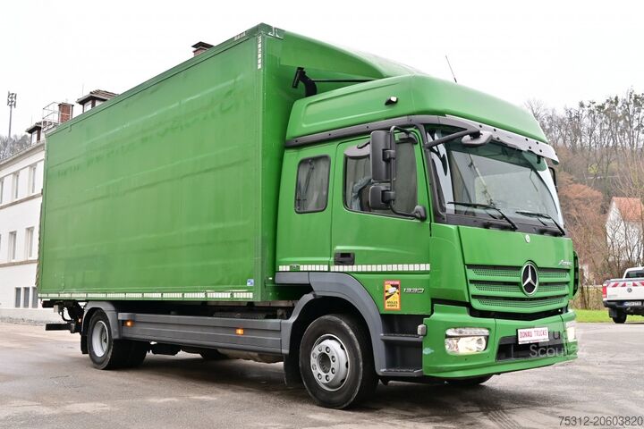 LKW mit Kofferaufbau Mercedes-Benz Atego 1330 E6 LBW Original 206t 2,70m 6 Sitzer